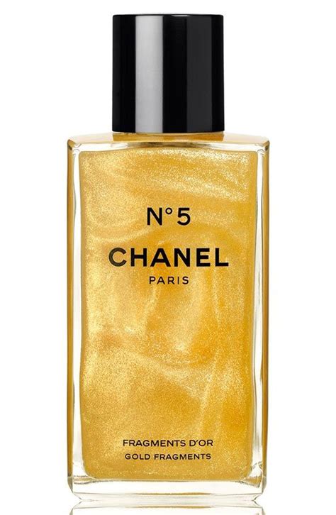 chanel 5 gold fragments|chanel body gel reviews.